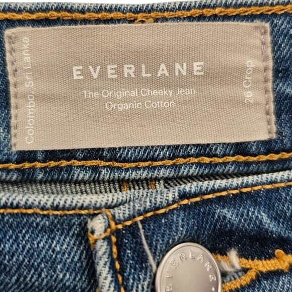 Everlane Womens 26 The Original Cheeky Crop‎ Jeans - Picture 3 of 12